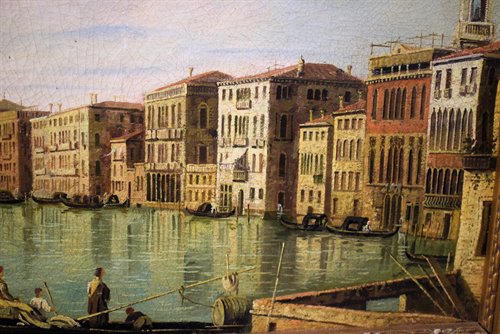 Venice, view of the Grand Canal from the Rialto Bridge